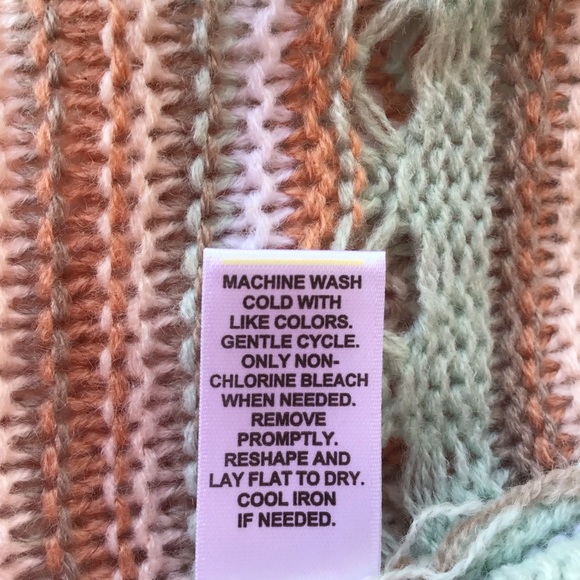 Est. 1946 Striped Knit Open Front Cardigan Duster NEW - Picture 8 of 9